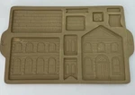 Pampered Chef Gingerbread #1805 Schoolhouse Mold Retired Stoneware. Fixed Price $19.95.