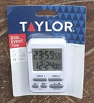 Taylor Magnetic Dual Timer (2 Events Same Time) #5880-21. Fixed Price $16.95.