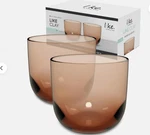 Villeroy & Boch Glass Water / Juice Tumblers - Like Clay 2PACK. Fixed Price $30.99.