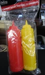 Set Of Cooking Concepts 12OZ Ketchup / Mustard Condiment Squeeze Bottles. Fixed Price $13.85.