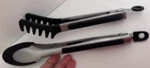 Set Oneida 10&12" Stainless Steel Silicone Cooks Kitchen Utensil Tongs Frying. Fixed Price $18.75.