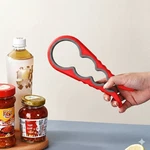 4 In 1 Quick Jar Rubber Opener Lid Bottle Cap Grip Twister Remover Kitchen Tool. Fixed Price $6.04.