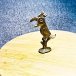 Parrot Macaw Vtg Cast Iron Beer Soda Bottle Opener Bird Figurine Kitchen Tool. Fixed Price $25.00.