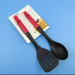 Kitchenaid 2-PIECE Utensil Set Pink Handle Slotted Turner & Spoon Cooking Tools. Fixed Price $17.99.