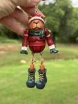 Vtg Russ Berrie Christmas Ornament Tree Sampler Collection Teddy Bear. Fixed Price $14.99.
