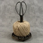 Cast Iron Twine String Holder Vintage Style W/scissors & Kitchen Crafts. Fixed Price $26.99.