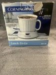 Corningware Lunch-to-go MW-20 Mug Warmer Set W/ Bag Heated Coffee Soup. Fixed Price $29.74.