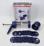 Kitchenaid Professional Series Cookie Press 16 Design Discs Blue KG306BU. Fixed Price $9.89.