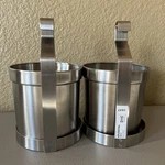 Ikea Grundtal 20922 Hanging Utensil Holder Stainless Steel Set Of. Fixed Price $30.00.