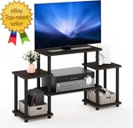 Turn Tube No Tools Entertainment Tv Stands Dark Brown Black. Fixed Price $45.99.