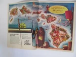Vintage C1970S Guest Guide Hawaiian Islands Donn Allison Pictorial Map. Fixed Price $22.99.