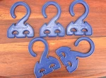 Vintage Tupperware It All Set Of Hangers 315-9 Hook Gadgets Blue. Fixed Price $20.00.