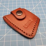 Crkt Axe Head Cover Brown Leather Belt Pouch Case 3.5"X2" Chogan Hammer Tomahawk. Fixed Price $12.99.
