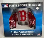 Mlb: Boston Red Sox Plastic Pitcher & Pints Tailgate Set, New Box With Bonus. Fixed Price $15.00.