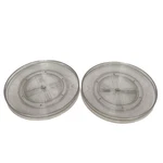 Interdesign Clear Plastic Turntable Trays Set X2 Makeup Perfume Storage Preloved. Fixed Price $25.55.