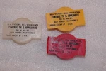 3 Vtg Central Tv Terre Haute Rca Victor Advertising Soda Bottle Recaps. Fixed Price $13.97.