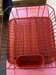 Vintage Dish Rack Rubbermaid Red 14" X 12.5" 118A Read Description. Fixed Price $49.99.