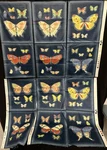 Vintage Cyrus Clark Monarch Butterfly Fabric Panels Lot Quilting Craft Read. Fixed Price $35.00.