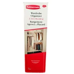 Rubbermaid Wardrobe Organizer 3-5 Ft White Wire Closet System Epoxy Coated 5143. Fixed Price $51.92.
