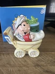 Popeye Sweet Pea In Stroller Magnetic Ceramic Salt & Pepper Shakers Westland. Fixed Price $24.95.
