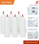 Plastic Squeeze Bottles 16OZ Set Of Wide Mouth Reusable For Sauces & Condim.... Fixed Price $30.97.
