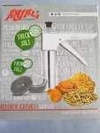 Anjali Kitchen Express Gripper Maker With 12 Stainless Steel Jalis Silver. Fixed Price $36.99.