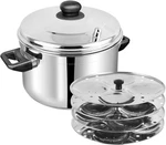Vinod Stainless Steel Cooker With Multi 4 Layer Stand Makes 16. Fixed Price $48.91.