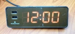 Marathon Watch Digital Alarm Clock Dual Front Facing Fast Charging Usb Ports. Fixed Price $17.94.