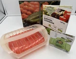 Lekue Steam Case With Draining Tray 3-4 Person + Recipes & Cook Book, Clear, New. Fixed Price $39.50.