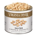 Virginia Diner Xl Salted Roasted Peanuts, 36 Ounce Tin, Heart Healthy. Fixed Price $42.21.