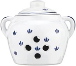 Norpro 5-INCH Ceramic Garlic Keeper X 2.8 0.2 Inches, White. Fixed Price $24.34.