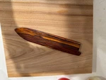 9 Inch Shun Kaji Slicing Knife Saya, Cocobolo Rosewood, Exotic Sheath. Fixed Price $65.00.