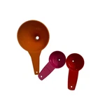 Set Of 3 Vintage Tupperware Mini Funnels 1227-4/877-7/877-2 Orange/red/pink. Fixed Price $11.89.