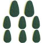 Dymoll Dish Wand Refills 8PACKS,SPONGE Replacement Piece Set, Green. Fixed Price $22.52.