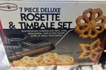 Nordic Ware Rosette And Timbale 7 Pcs Original Box Nice Made Usa Vtg. Fixed Price $25.20.