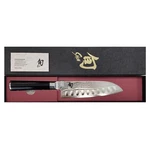 *1-PIECE* Shun Cutlery 7" Hollow Ground Scalloped Steel Santoku Knife DM-0718. Fixed Price $159.99.