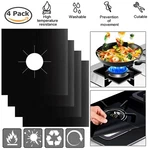 8 Reusable Non-stick Gas Range Stove Top Burner Protectors Easy Clean Liners. Fixed Price $9.06.