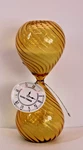 New Amber 8" Twisted 30-MINUTE Sand Timer Hourglass. Fixed Price $23.75.
