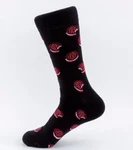 Black Ice Cream Oreo Cookie Sandwich Socks Novelty Unisex 6-12 Crazy Fun SF155. Fixed Price $7.85.