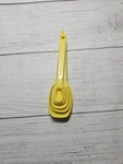 Vintage Rubbermaid Measuring Spoon Set Of 6 W/ - Yellow 1980S. Fixed Price $14.00.