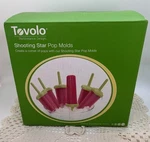 Tovolo Shooting Star Pop Mold Set Of 6 New Frozen Ice Healthy Summer Treats. Fixed Price $11.98.