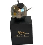Michael Aram Apple Honey Pot With Spoon Nickelplate 110780 New In Box. Fixed Price $86.13.