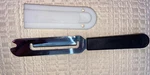 Pampered Chef Cheese Knife Kitchen Tool + Plastic Sleeve Cover. Fixed Price $17.95.
