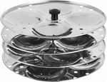 Vinod Stainless Steel 4 Layer Stand Makes 16. Fixed Price $31.91.