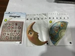 Lot Of 3 Paper House - Smithsonian Institution Refrigerator Magnet. Fixed Price $12.99.