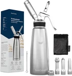 S/s Whipped Cream Dispenser, 30 Seconds 1 Pint Maker, Nozzles. Fixed Price $89.95.