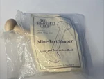 Pampered Chef Mini Tart Shaper Tassie Pastry Model 1590 Vtg 1994 Open Package. Fixed Price $19.99.