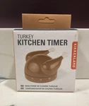 Kikkerland Turkey Kitchen Timer. Fixed Price $11.50.