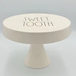 Rae Dunn Cake Stand "sweet Tooth" Artisan Collection Magenta Euc. Fixed Price $39.95.