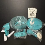 Tupperware Quick Chef Pro System Salt Water Taffy Blue Open Box. Fixed Price $29.99.